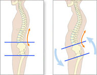 Muskelinflammation behandlas indirekt av en kiropraktor.